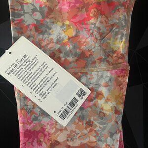 Lululemon Align Hr Pant 25" IFlo Coral Pink Size 4